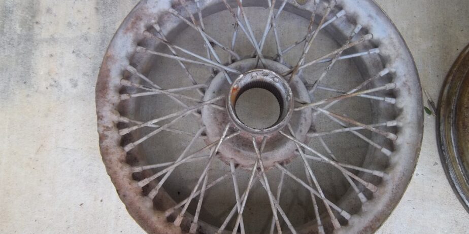 1955-62 MGA Wire Wheels Set of (2), Rough Condition