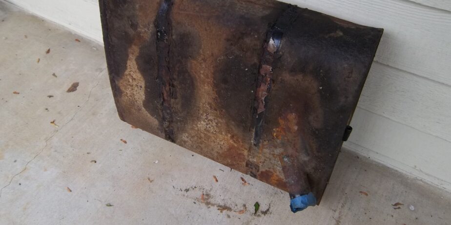 1955-62 MGA Fuel Tank, Rough Condition