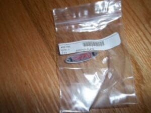 1955-1962 MGA “Auster” Windshield Manufacturer’s Plate Moss #408-790, Brand New Reproduction